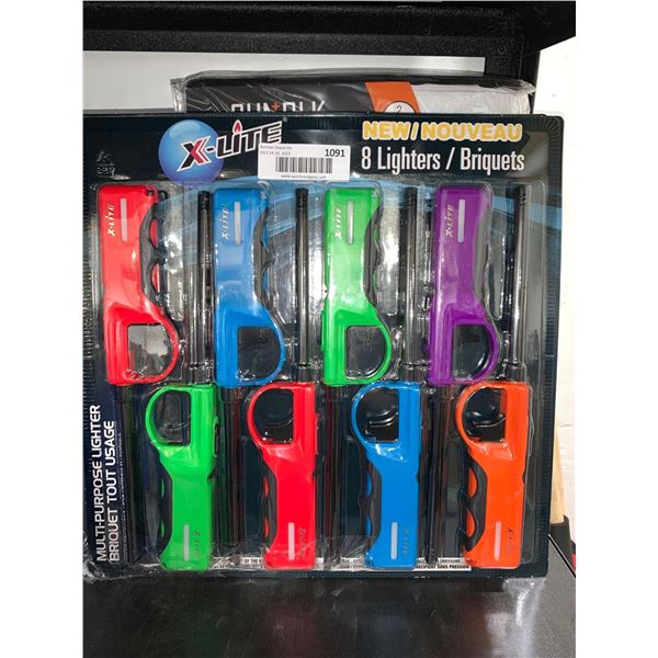 X-Lite Multi Purpose Lighters 8 Pcs