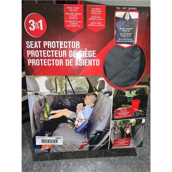 3 in 1 Seat Protector w/ Storage bag