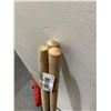 Image 2 : Lot of 3 Wood Replacement Poles