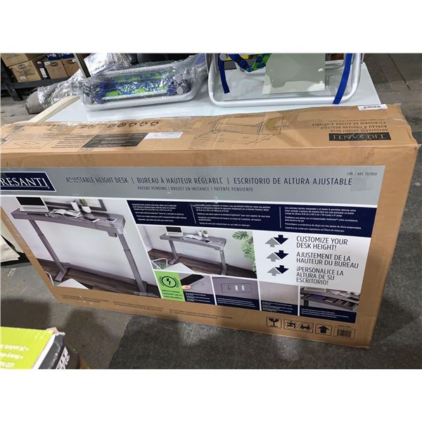 Tresanti 119.4 cm (47 in.) Modern Adjustable Height Desk