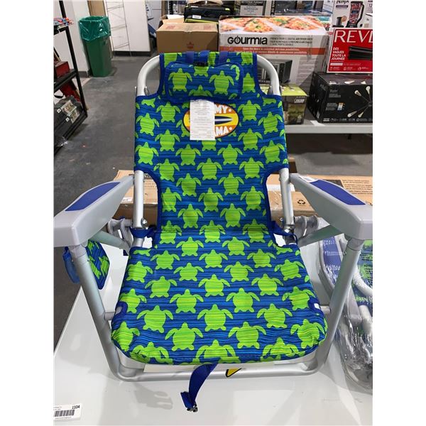 Tommy Bahama Adjustable Backpack Kids Beach Chair