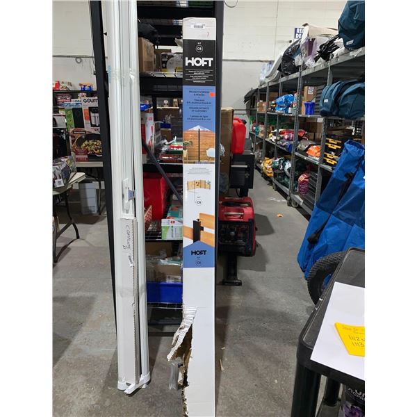 Hoft Privacy Screens & Fences 1 Line Post 6ft Aluminum Black Kit