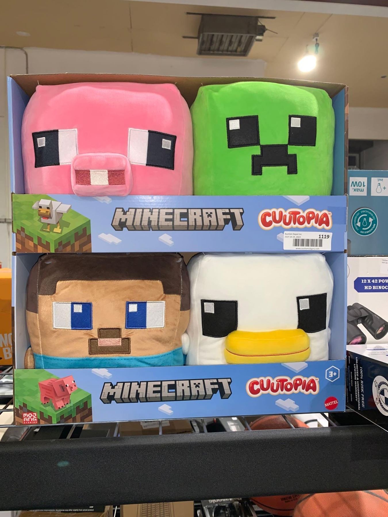 Minecraft Cuutopia 10” - 4 Pack Plush Assortment