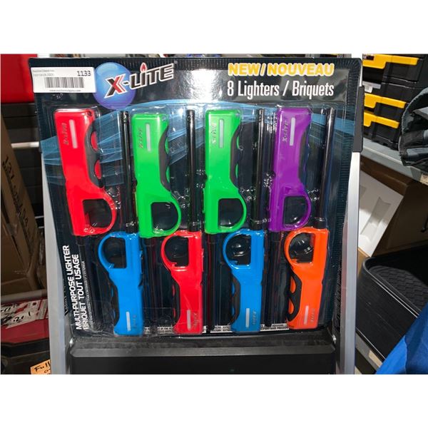 X-Lite  Multi-Purpose Lighters Pack of 8