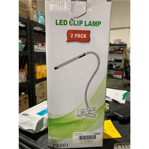 LED Clip Lamp 2 Pack