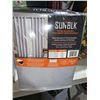 Image 2 : SunBlk Total Blackout Curtains 2 Panels 52"x90"  Bradley Lt Grey