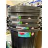 Image 2 : Set of 4- Mistral Multi Purpose Can with locking lid 24 gallons