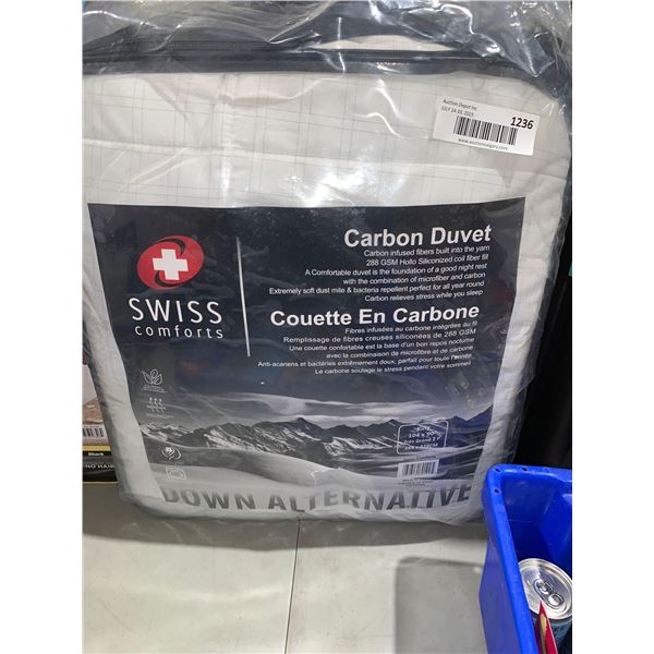 Swiss Comforts Carbon Duvet Down Alternative King Size