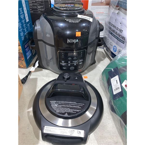 Ninja Pressure Cooker System with Air Fryer Attachment Lid