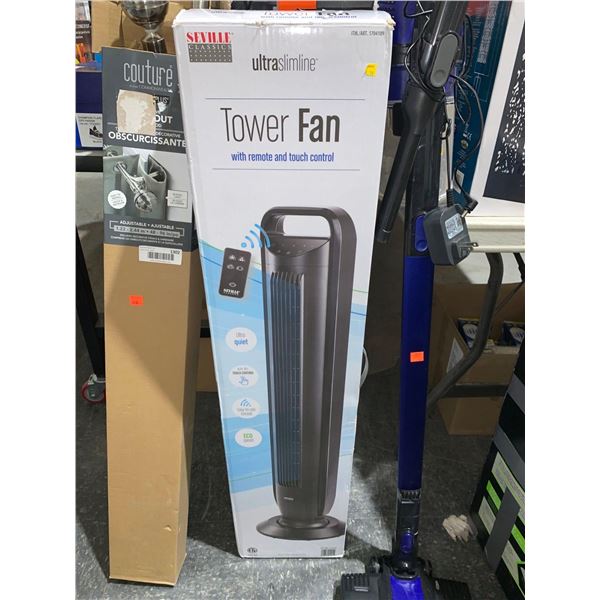 Seville ULTRA Slimline tower fan - 4 speeds