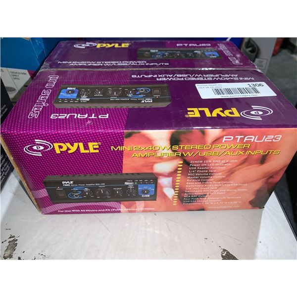 Pyle Mini 2x40W Stereo Power Amplifier