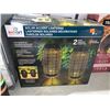 Image 1 : Exhart Solar Accent Lanterns - 2 Pack