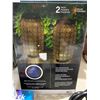 Image 3 : Exhart Solar Accent Lanterns - 2 Pack