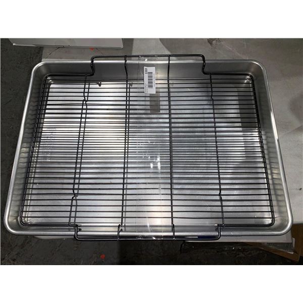 Nordicware Extra Deep roasting Tray with Wire Rack