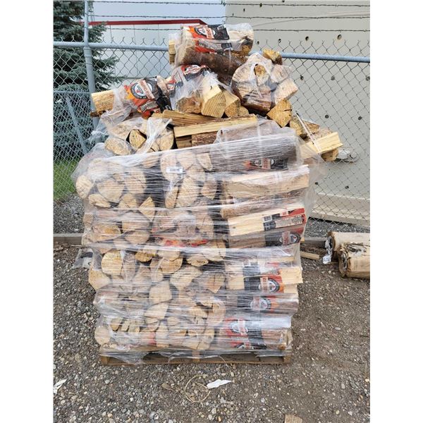 Pallet Lot of Pre Split Firewood