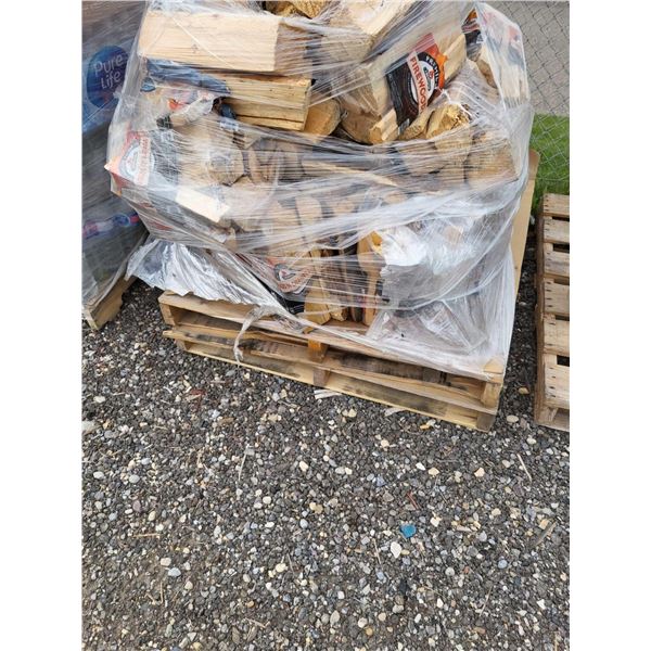 Pallet Lot of Pre Split Firewood