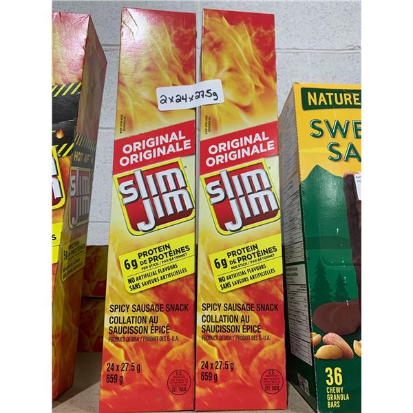 Original Slim Jim Sausage Snacks 2x(24x27.5g)