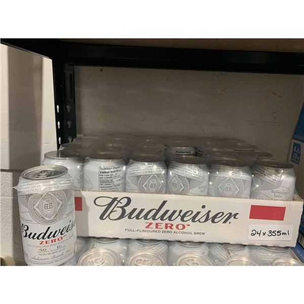 Budweiser Zero Alcohol Free Beer 24x355ml