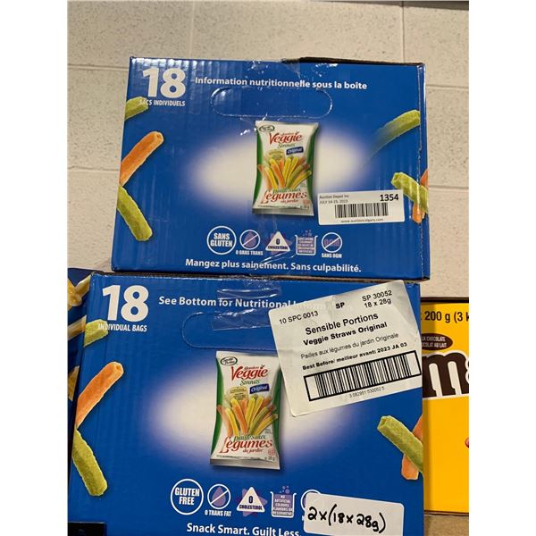 Sensible Portions Veggie Straws Original 2x(18x28g)