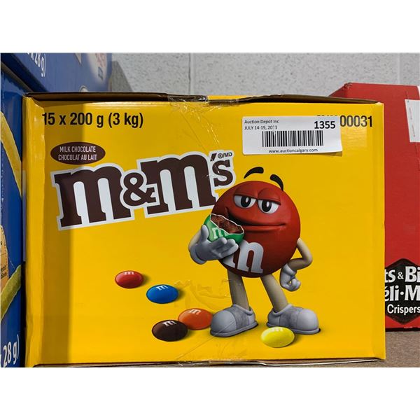M&M Milk Chocolate 15x200g