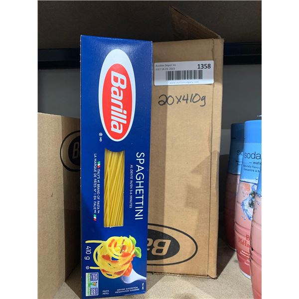 Barilla Spaghettini Pasta 20x410g