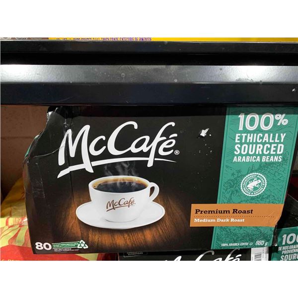 McCafe Premium Medium Dark Roast Coffee K-Cup Pods 80 Count