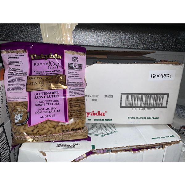 Tinkyada Pasta, Gluten Free Brown Rice Elbows 12x450g
