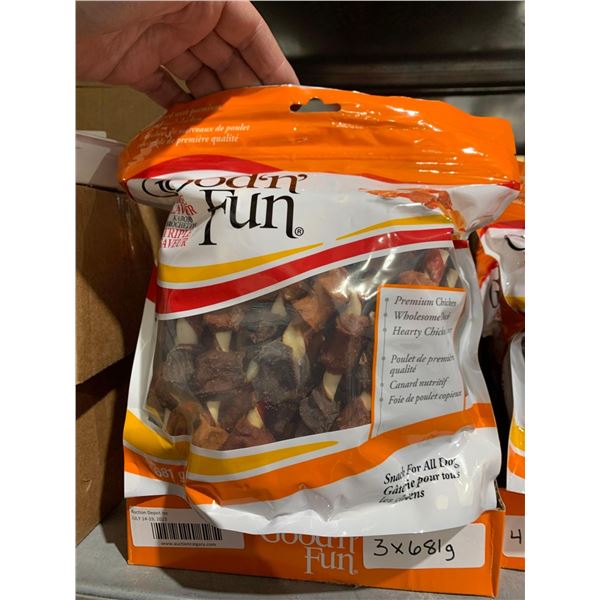 Good n' Fun Triple Flavor Kabobs Dog Treats - 3x681g