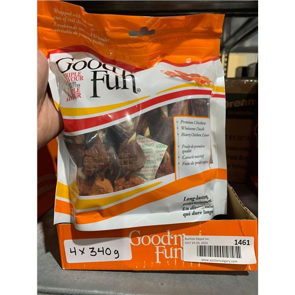Good n' Fun Triple Flavor Kabobs Dog Treats - 3x340g