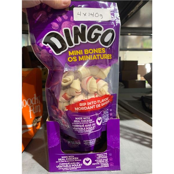 Dingo Mini Bones  Dog Treats 4x140g