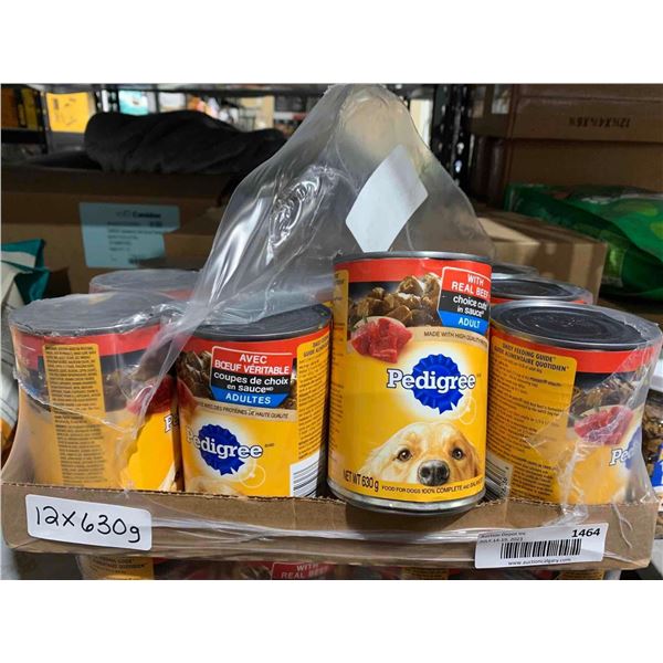 Pedigree Real Beef Wet Dog Food - 12x 630g