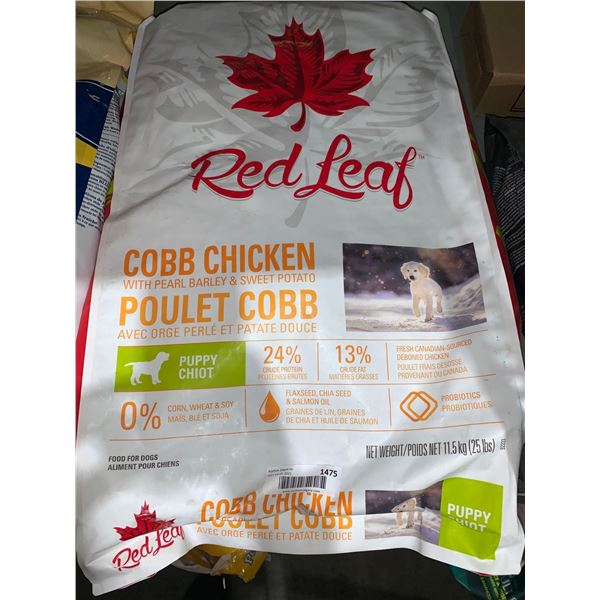 Red Leaf Puppy Kibble 25lbs