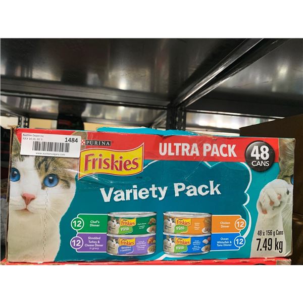 Friskies Variety Pack Wet Cat Food 48x156 Cans