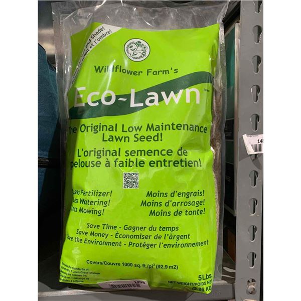 Wildflower Farm's Eco-Lawn Low Maintenance Lawn Seed 5 Lb Bag