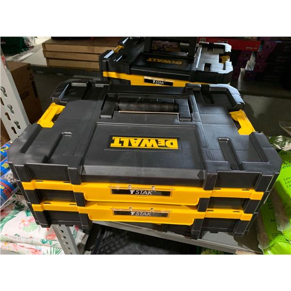 DEWALT T-STAK Tool Storage Organizer, Double Drawers (DWST17804) , Black