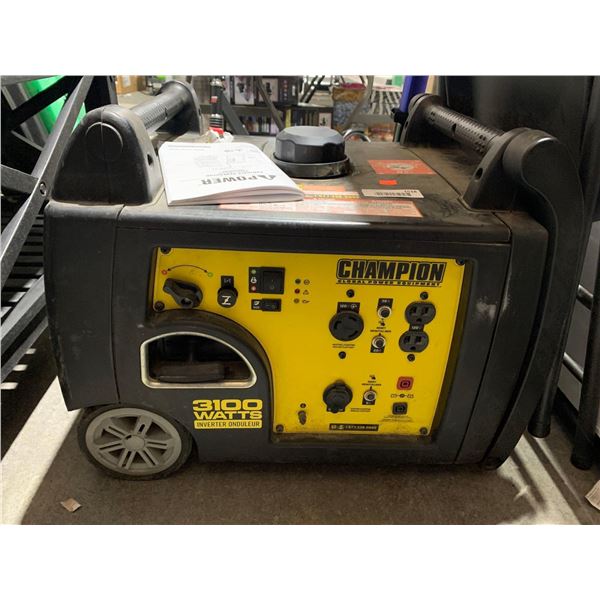 Champion 3100W Gas Inverter Generator