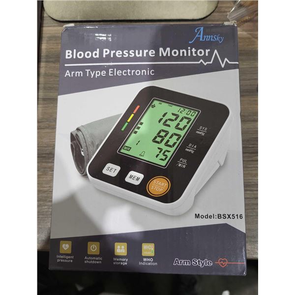 Annsky Electronic Arm Cuff Blood Pressure Monitor Model:BSX516