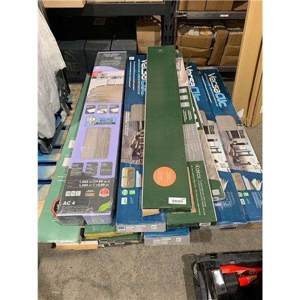 Pallet lot of Assorted Plank Flooring