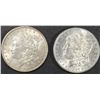 Image 1 : 1897 & 1904-O MORGAN DOLLARS AU/BU