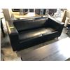 Image 1 : BLACK 70" W 2 SEAT SOFA