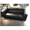 Image 3 : BLACK 70" W 2 SEAT SOFA