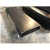 Image 2 : BLACK 60" W X 20" COFFEE TABLE