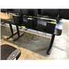 Image 2 : BLACK 60" X 30" ELECTRIC SIT/STAND PROGRAMMERS DESK - MONITOR MOUNT NOT INCLUDED