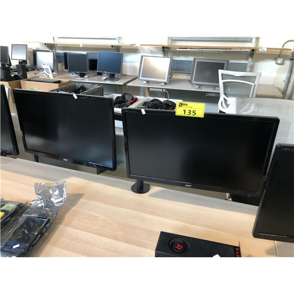 Acer R231 Monitor Stand BLACK DUAL MONITOR STAND WITH 2 ACER 24