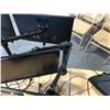 Image 2 : BLACK DUAL MONITOR STAND, COMES WITH 2 ACER 24" LCD MONITORS