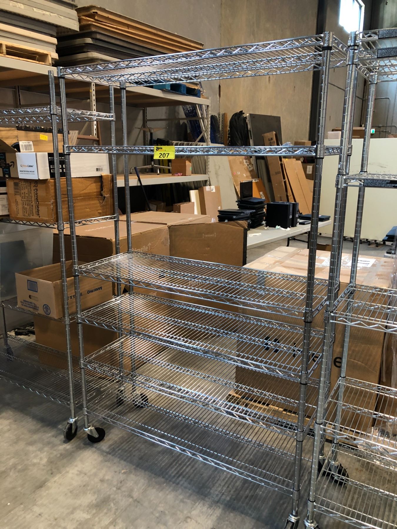 Six Tier Rack MOBILE METRO STYLE 6 TIER RACK 48