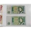 Image 2 : (3) UK 1 Pound Paper Bills, 4-10 Schilling Notes