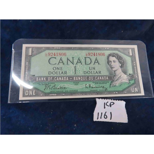1954 Canada Dollar Bill Crisp McSherry Auction Service Ltd 1954-canada-dollar-bill-crisp-mcsherry-auction-service-ltd