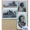 Image 2 : Set of 16 Ezra Meeker Oregon Trail & Indian Characters Postcards