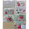 Image 1 : Set of 6 & Wrapper of Gare L'auto Car Accident Postcards